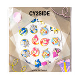 CY2SIDE 20PCS Sonic Shoe Charm for Kids, Cartoon Hedgehog Shoe Decoration Charm, Sonic Family Bracelet Wristband Charms for Toddlers, Cool Clog Decor for Boys Slip-On, Treasure Toy for Birthday Party