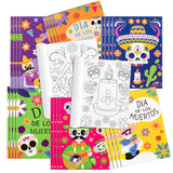 CY2SIDE 24pcs Day of the Dead Party Coloring Books（Dia De Los Muertos), Coloring Paperback Pages Design With Dia De Los Muertos Patterns, Maxico Day of the Dead Sugar Skull Party Rewards Gifts for Kid