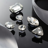 CY2SIDE 30PCS Clear Crystal Rhinestone Diamond Shoe Charms for Adult, Diamond Decoration Charm for Shoe, Crystal Shoe Charm for Adult, Rhinestone Clog Shoe Charm, Accessories Clog Decor for Teen Girls