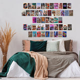 CY2SIDE 50PCS Retro 80s Aesthetic Picture for Wall Collage, 50 Set 4x6 inch, Colorful Collage Kit, Retro Room Decor for Girls, Wall Art Prints for Room, Dorm Photo Display, VSCO Posters for Bedroom